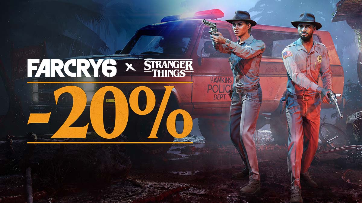 Far Cry on X: Get ready for #StrangerThings4 and enjoy this good retro  vibe with our Stranger Things Bundles, now 20% off! #FarCry6  @Stranger_Things  / X