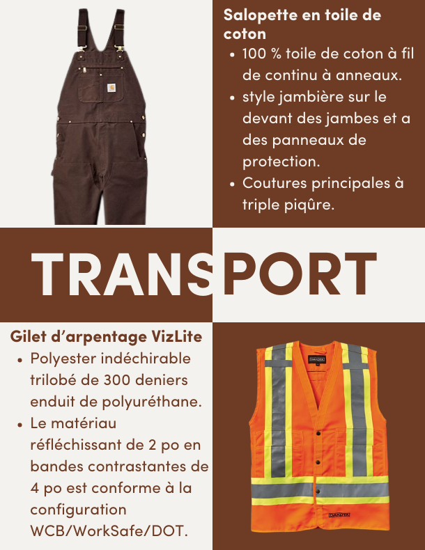 Le transport étant l’un de nos industries clés, nous détenons un large inventaire pour équiper les travailleurs avec des équipements de sécurité et des vêtements de travail. Parcourez notre sélection dans notre campagne industrielle : bit.ly/3LwkiM8