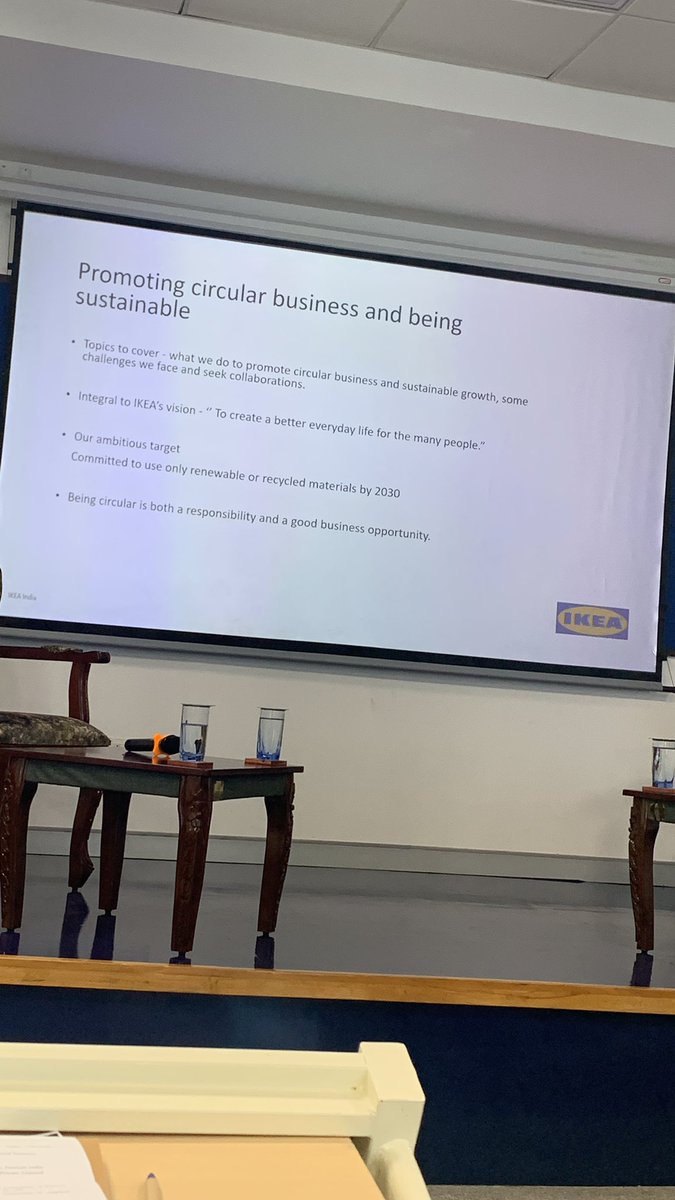 Mohit Bansal from @IKEAIndia presenting how IKEA is developing circular solutions at #NordicsinIndia today at @Innovate_at_BBC. 

@NordicCtrIndia @SwedeninMumbai @BusinessSweIND @SwedeninIndia