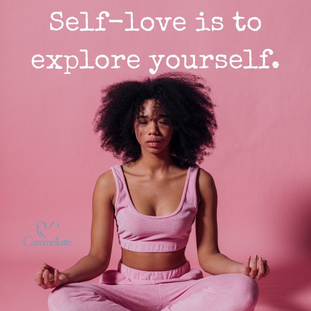 Cammellatte's tweet photo. Self-love starts with exploring yourself. 

Explore what works for you when it comes to skincare. 

Not everyones skin acts the same, we’re all very different. 

Try, try, and try again, but never give up on your own self-love. 

#selflovequotes #selflovefirst #selflovewarrior https://t.co/dJs7IQES2F