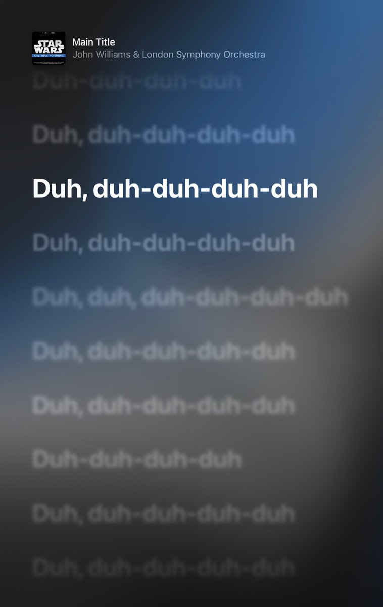 stefanoppl's tweet photo. finally … I always wondered about the lyrics #StarWars  #AppleMusic https://t.co/0bKjViBnXY