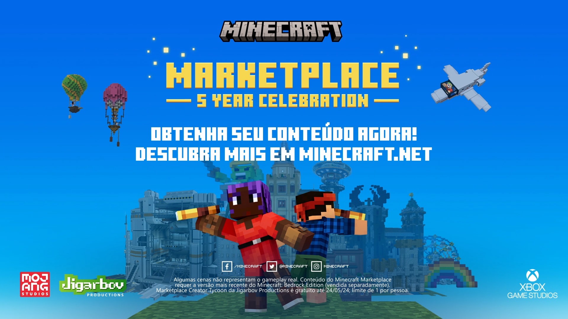 Versão original de Minecraft está gratuita