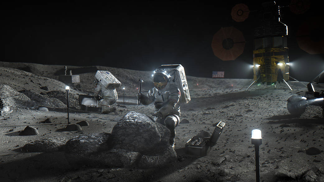 NASAArtemis's tweet photo. Spacesuit news ahead!
 
On June 1, @NASA will announce the company or companies that have been selected to move forward in developing the next generation spacesuits for #Artemis missions to the Moon and the @Space_Station. https://t.co/GqHTWY3YX3 https://t.co/HdxbSwm7m9