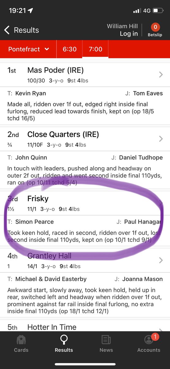 SPearce_Racing's tweet image. Frisky ran a great race tonight at @ponteraces very happy with her run under Paul Hanagan #firstrunback #greatrun #happyhorse #racehorse #horseracing #flatracing