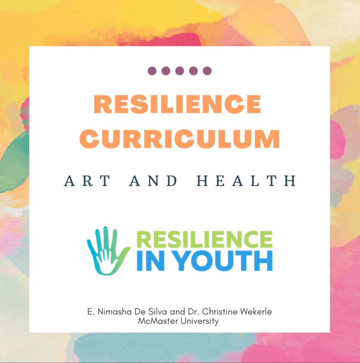 ResilienceInYou's tweet photo. @DrWekerle To learn more about the connections between art and health, and how it connects to Indigenous teachings and culture, make sure to watch and take part in the #resilience #curriculum video and #TEDedlesson created by @DrWekerle's research trainee, Nimasha.
https://t.co/zNbHP9DKD2 https://t.co/KVrNZ55sEk