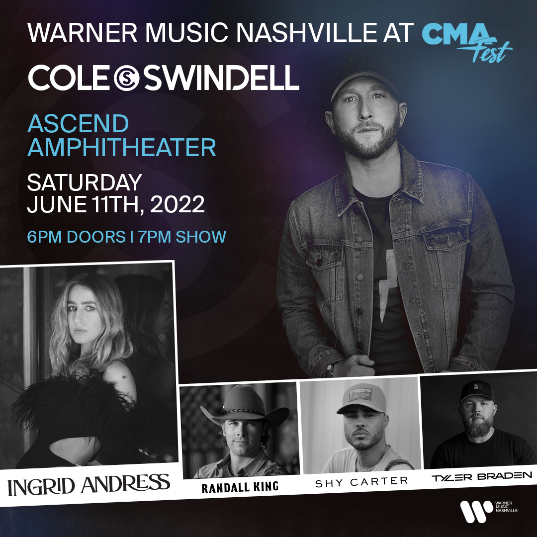 15 days until @coleswindell, @IngridAndress, @RandallKingBand, @ShyCarter, and @tylerbraden hit @Ascend_amp at #CMAFest... but who's counting 😉 Make sure to grab your tickets now! wmna.sh/wmn_cmafest