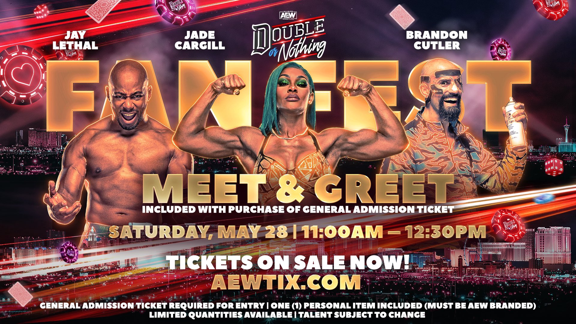 on Twitter "These AEW meet & greets are included with