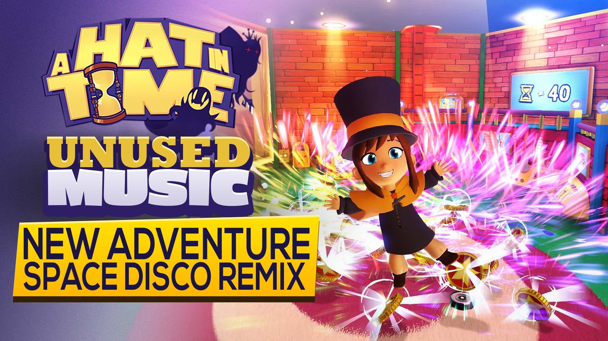 A Hat in Time Unused Music OST - New Adventure (Space Disco Remix)🪩 youtu.be/pDwwgJtDfKU
