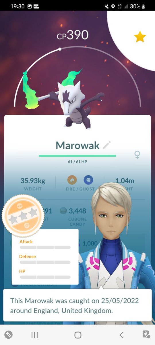 Masterful_27's tweet photo. What a nice little find clearing through my Mons, had to evolve this for pure jokes! #PokemonGo #ZeroIV https://t.co/IJpYoajSg3