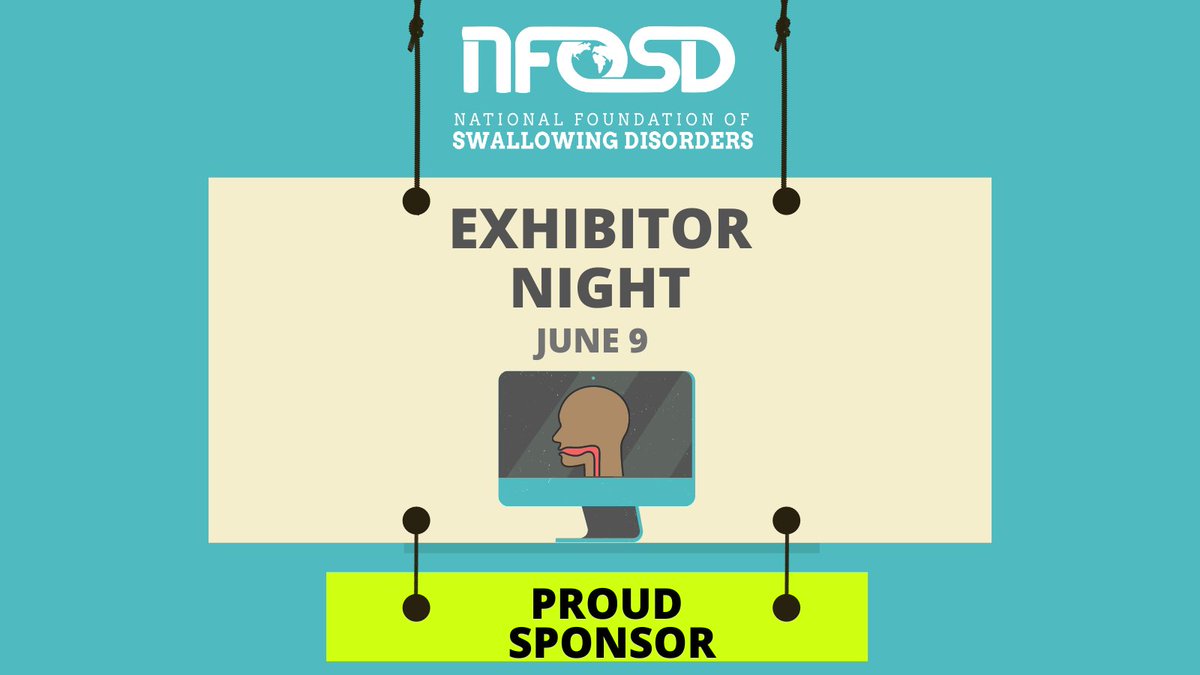craniorehab's tweet photo. Proud sponsor of NFOSD's FREE "Exhibitor Open House Night", June 9th at 4pm PST. For those impacted by swallowing disorders - stop by to meet with us LIVE!  

#Dysphagia #SwallowingDisorders #NFOSD #DysphagiaResearch #CranioRehab https://t.co/lVDpb0JUqw