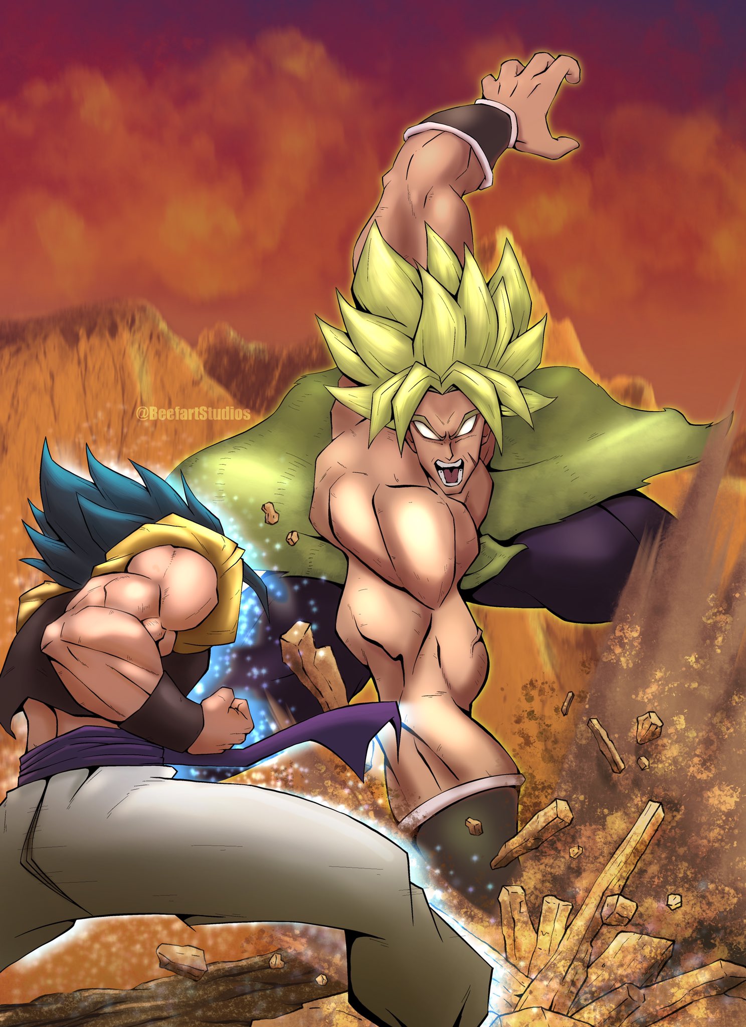 Broly vs Gogeta  Anime dragon ball super, Anime dragon ball, Dragon ball  image