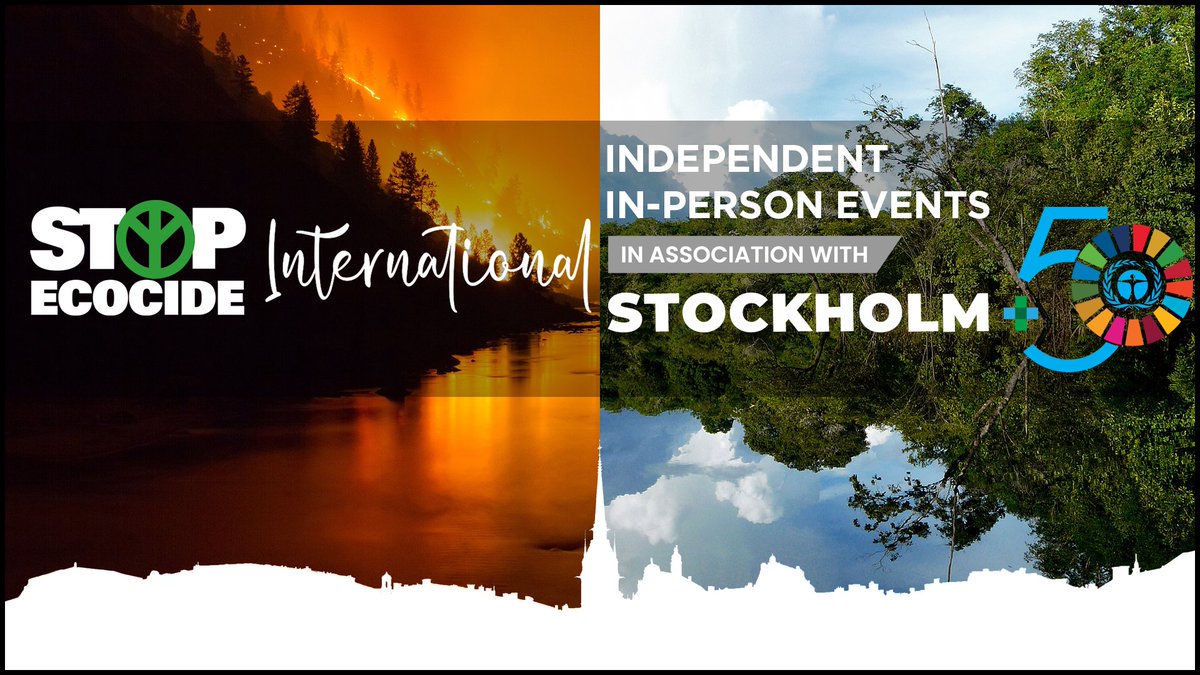 50 years ago at the 1st UN Environment Conference, Swedish Prime Minister Olof Palme used the word #ecocide to denote severe destruction of the #environment. Next week at @StockholmPlus50 we will honour Palme’s legacy & push for real action to ensure a livable future #Stockholm50