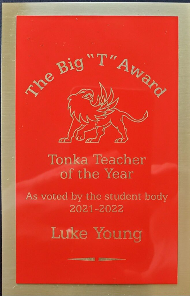 TonkaAVID's tweet photo. One of our AVID Elective teachers won the Teacher of the Year award! Congrats Coach Young! #AVIDRocks https://t.co/0ZU0Tf9jqY
