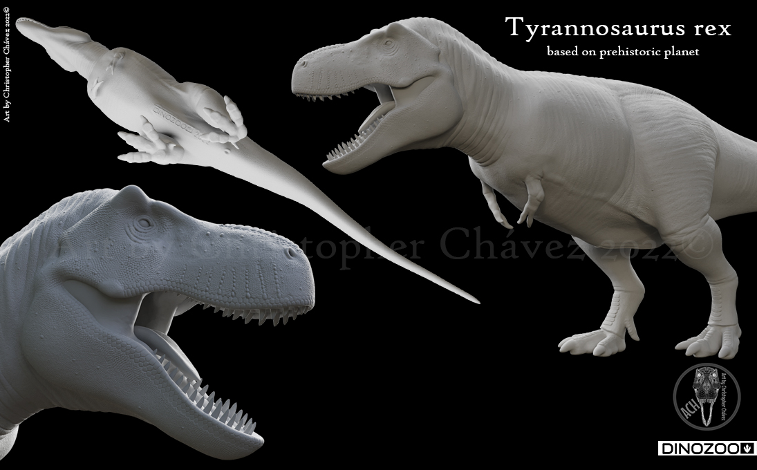 Christopher Lenin on X: Tyrannosaurus rex commission based on