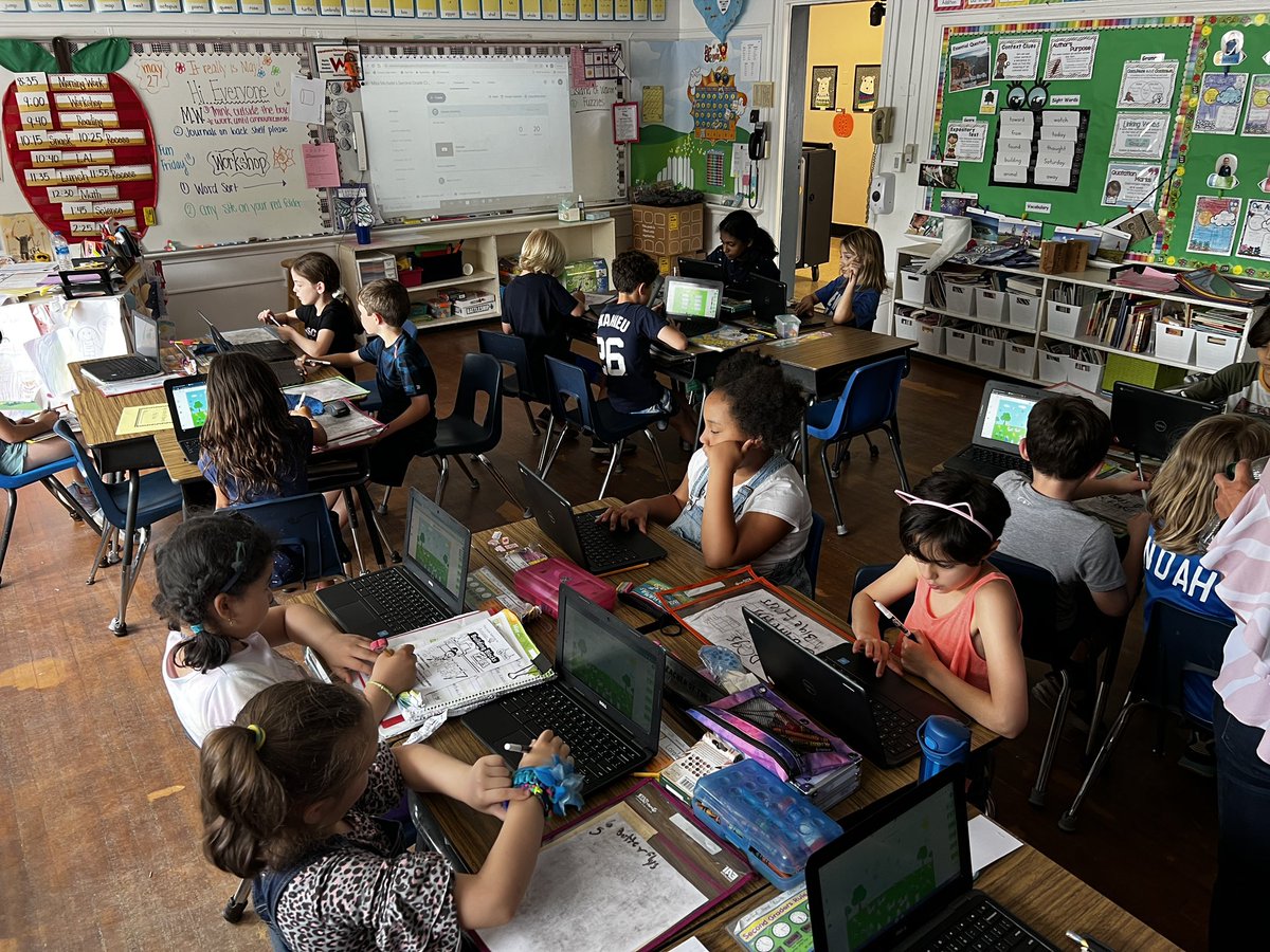 CoachPringle's tweet photo. Huge day using @Seesaw with Kindergarten and 2nd grade students from @WanamassaElem
We practiced subtraction in kindergarten and graphing numbers with 2nd grade!
So glad we have this amazing platform for our K-2 students and teachers!
#SpartanTech https://t.co/wYZgFWeiM5