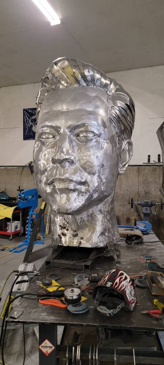 Now <a href="/elonmusk/">Elon Musk</a> really is larger than life.  The Elon bust and stocks to own this summer.  Next