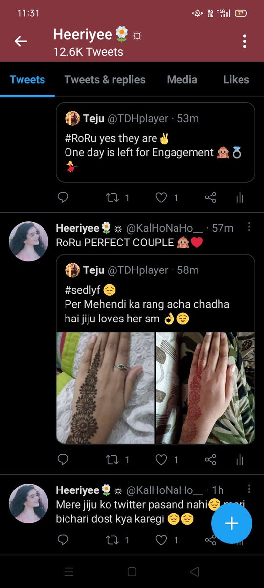 BaniMaiHeerUski's tweet photo. #RoRu 🔥🔥 Happy fake engagement-versary to you... Happpppyyyy fake engagement-versary to youuuu Rupal and Fake jiju
@sabtochangikudi https://t.co/Y5toN14EQ7