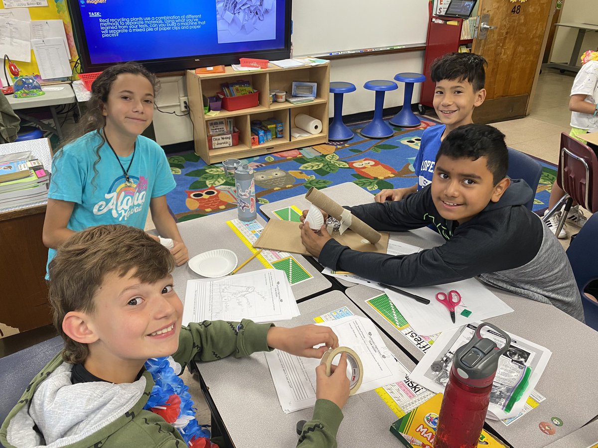 LynFlightSchool's tweet image. #giveahoot for @MarionStreetLyn fifth graders for taking on recycling and resin number sorting! #SortingMachine #RecycleResinNumbers @SpheroEdu