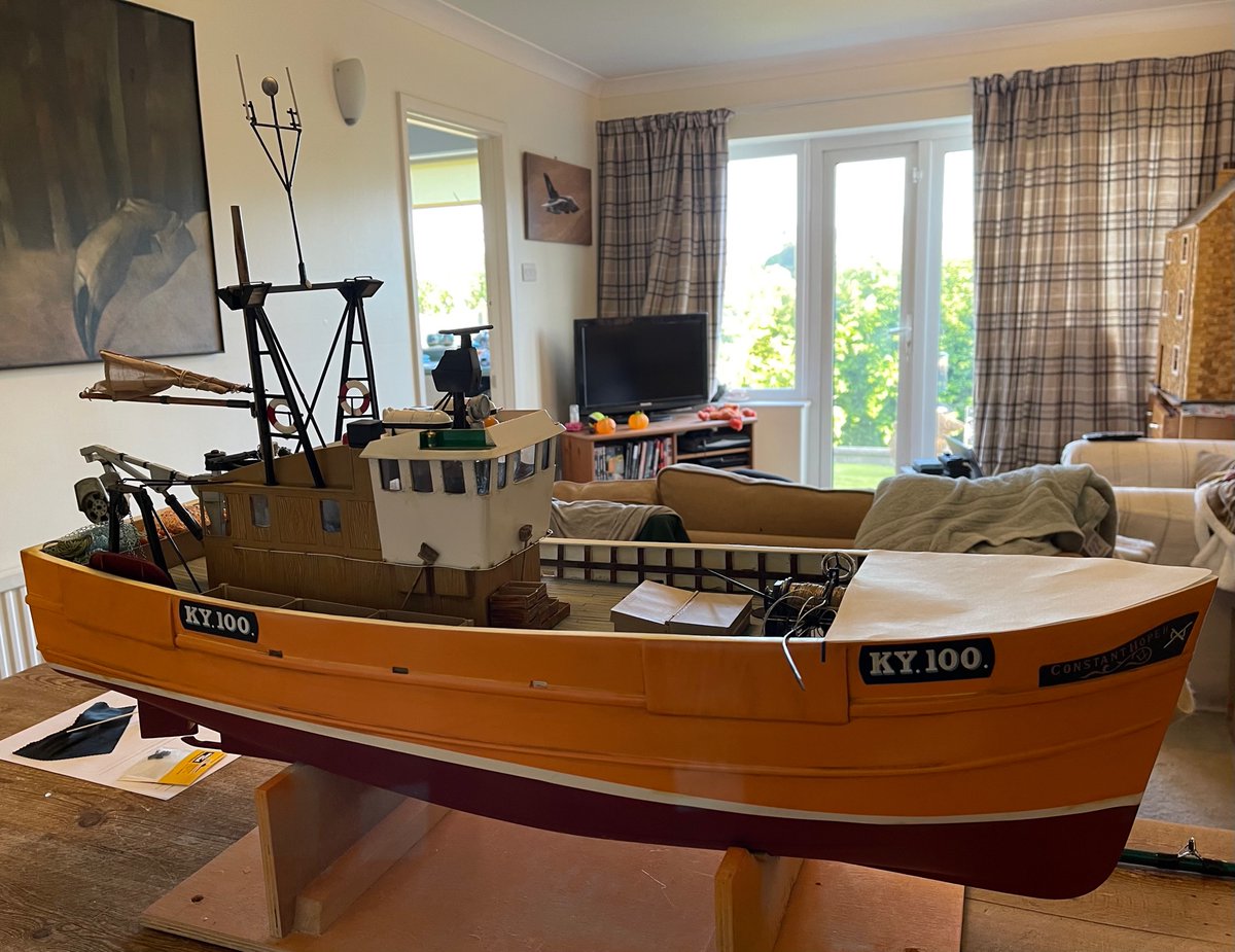 Bru_Mog's tweet photo. Update of the model boat building - Still a fair way to go but once the Whaleback is made things should move a bit quicker (I hope!) #modelboat #RCModelBoat #Trawler #ModelFishingBoat #ScratchBuiltModel https://t.co/g0g5BYBJAR