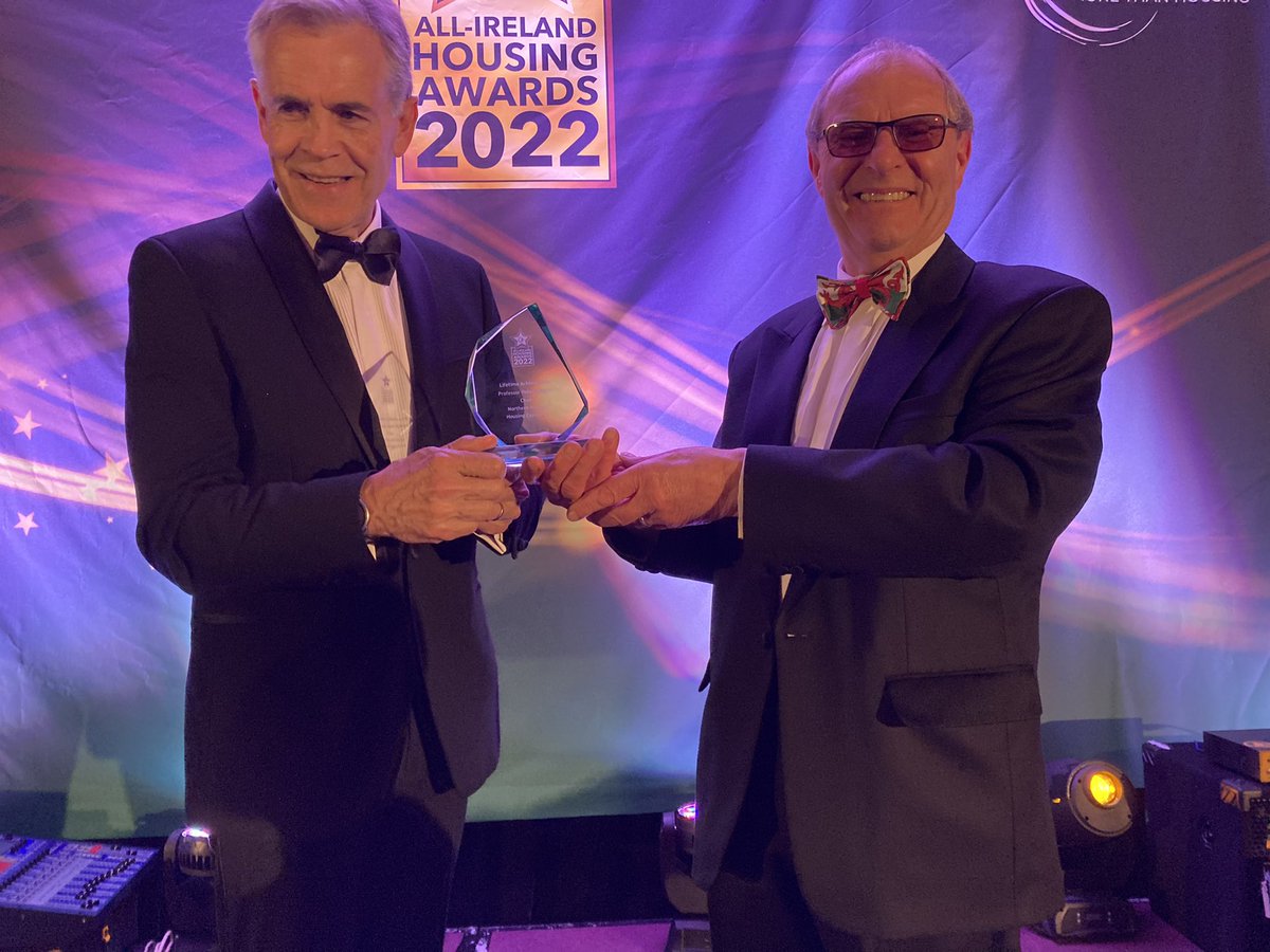 What a way to kick off the #CIHAllIrelandAwards!

Our Chair, Professor Peter Roberts, picked up the Lifetime Achievement Award. 

Congratulations Peter! 🏆