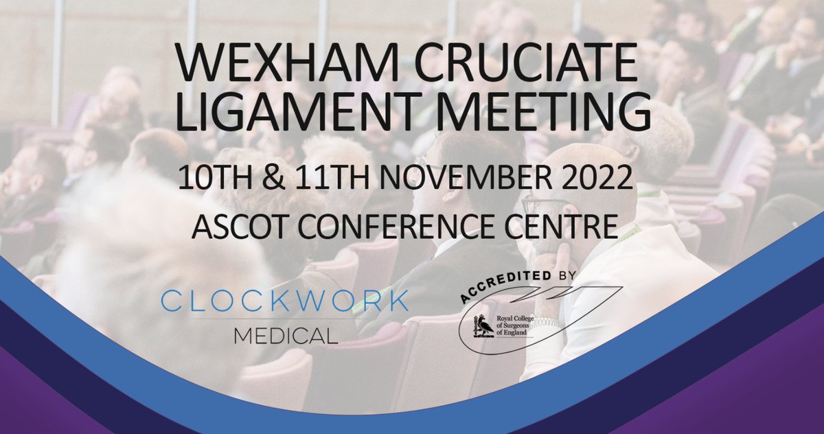 Faculty announcement for Wexham Cruciate 2022. I'm delighted to unveil surgical &amp; rehabilitation expertise from 12 different countries. Full faculty list at wexhamcruciate.co.uk Registration is now open! #wexham2022 #ACL #orthotwitter #kneeinjury #frimleyhealth #nhs #knee