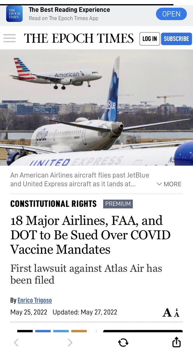 Wildnfree1984's tweet image. Justice is incoming #tideHasTurned #nailTheirArses #CrimesAgainstHumanity #NewZealand #nzpol #criminals 👉🏻 m.theepochtimes.com/18-major-airli… 👈🏻