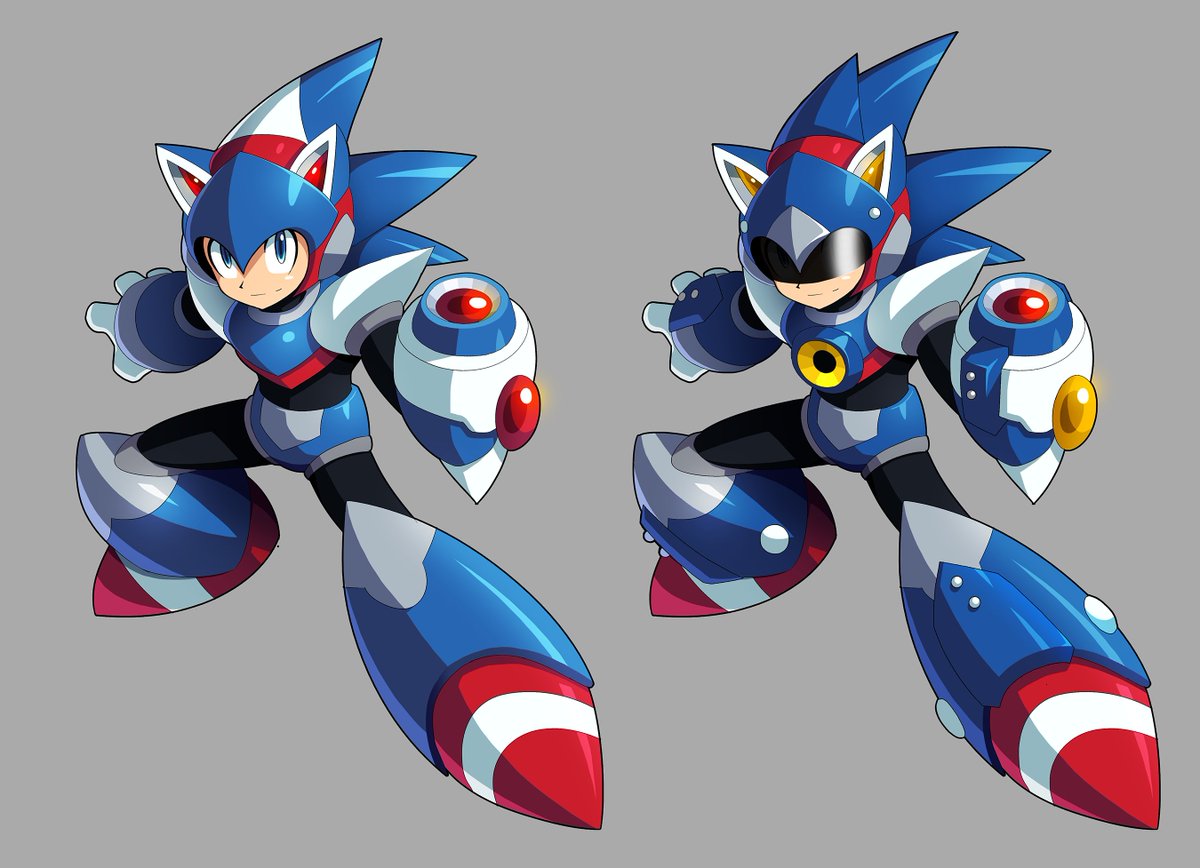 「Mega Sonic + alternate from base from Me」|ultimatemaverickxのイラスト