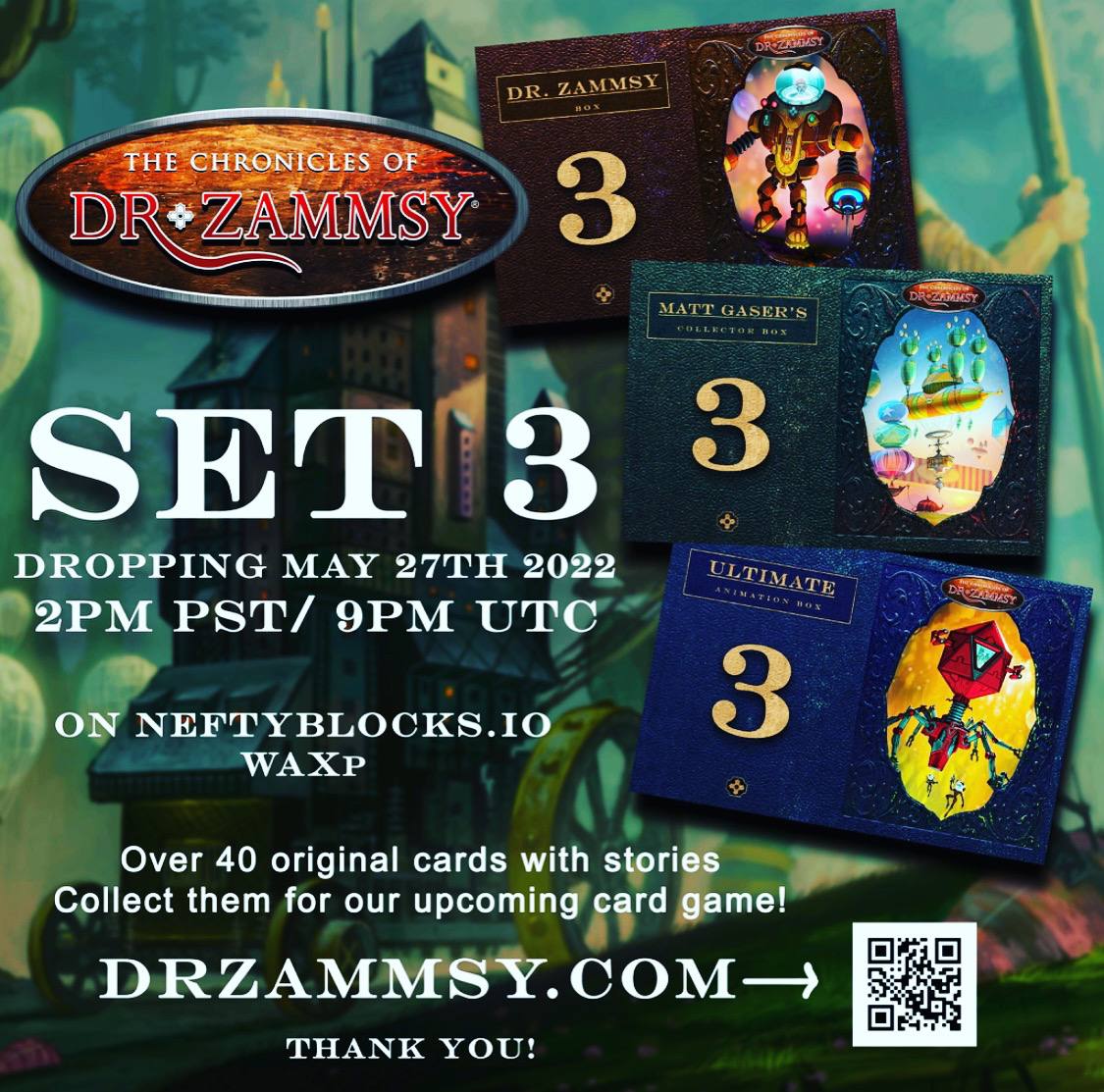 SERIES 3 DROP TODAY CLICK HERE neftyblocks.com/c/drzammsydolo

#NFTdrops #NFTdrop <a href="/WAX_io/">WAX</a> <a href="/bakedbluejays/">Morganics Soil</a> <a href="/bc_brawlers/">Brawlers™</a> <a href="/MattGaser/">Matt Gaser</a> <a href="/mcuban/">Mark Cuban</a> <a href="/NFTInsider_io/">NFT Insider</a> <a href="/arodie_nft/">Arodie</a> <a href="/NKCSS/">Nick Kusters</a> @mBluCrypto <a href="/queencristalla/">Cristalla👑</a> <a href="/TheNiftyShow/">The Nifty Show</a> <a href="/AtomicHub/">AtomicHub</a> <a href="/neftyblocks/">NeftyBlocks</a> <a href="/pinknetworkx/">pink.gg</a> <a href="/hodlgodgame/">HodlGod</a>