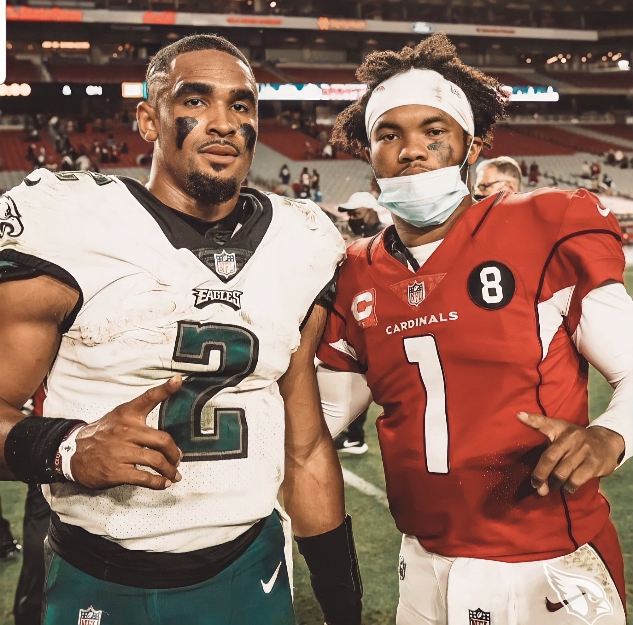 Philly Eagles Central on Twitter: "2021 QB Comparison: Jalen Hurts Games  Played: 15 Total Yards: 3,928 Total TDs: 26 Turnovers: 11 Kyler Murray*  Games Played: 14 Total Yards: 4,217 Total TDs: 29