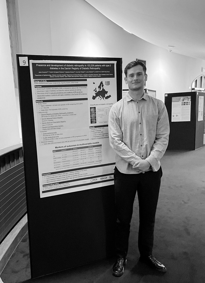 Sebastian Dinesen (@dinesens) on Twitter photo Poster presentation at the annual EAsDEC conference. “Presence and development of diabetic retinopathy in 153,238 patients with type 2 diabetes in the Danish Registry of Diabetic Retinopathy” doi.org/10.1177%2F1120… <a href="/OUH_Eye/">Øjenforskning OUH</a> <a href="/OUHhospital/">OUH Odense Svendborg</a> @SUND_SDU Poster presentation at the annual EAsDEC conference. “Presence and development of diabetic retinopathy in 153,238 patients with type 2 diabetes in the Danish Registry of Diabetic Retinopathy” doi.org/10.1177%2F1120… <a href="/OUH_Eye/">Øjenforskning OUH</a> <a href="/OUHhospital/">OUH Odense Svendborg</a> @SUND_SDU