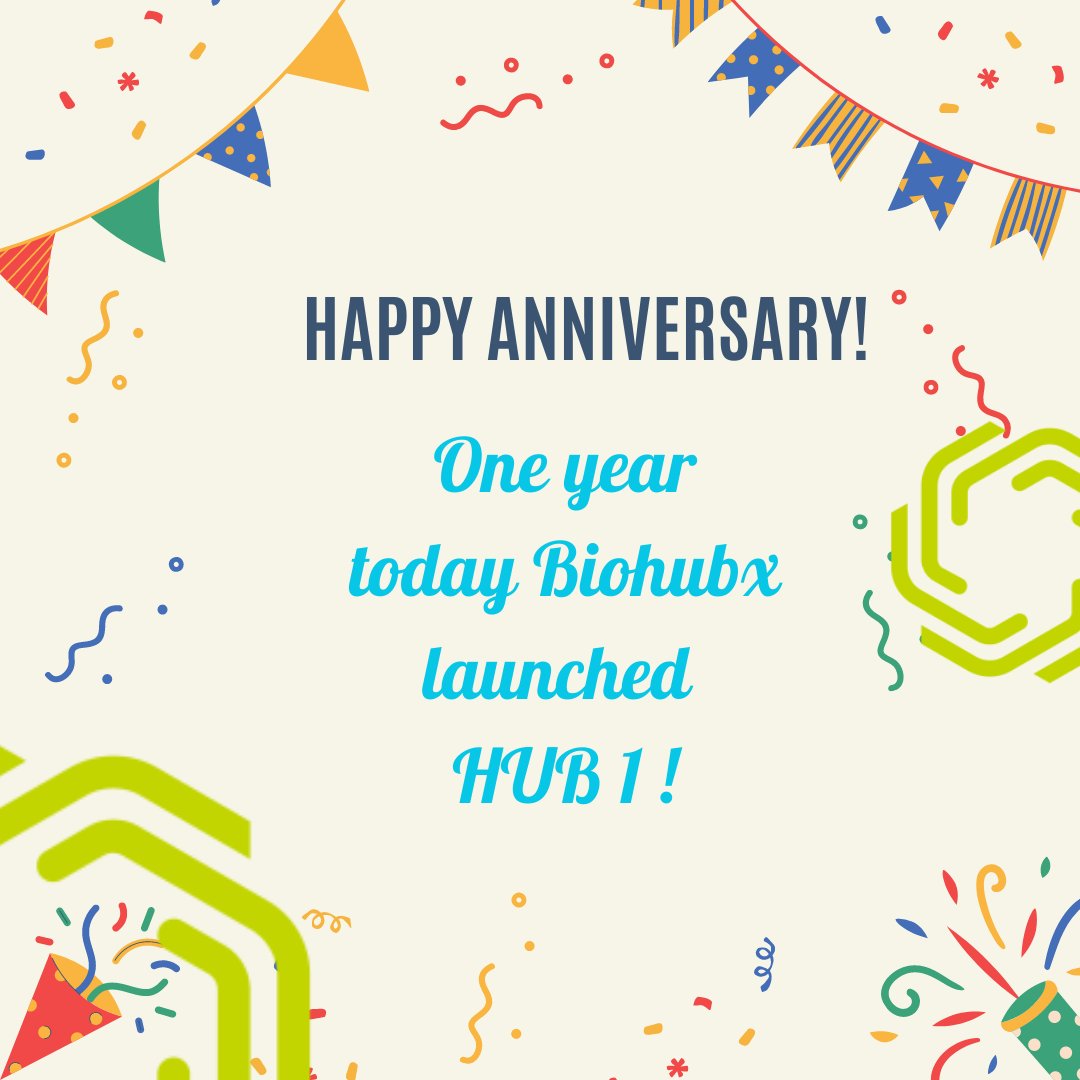 Biohubx's tweet photo. In celebration mode! It's been one year since Hub 1's launch and there are so many milestones we would like to share with you. Stay tuned!
#lifesciencesecosystem #yyc #startups 
@cityofcalgary @calgaryeconomic @PrairiesCanEN @dynaLIFE  @investab @HealthCities https://t.co/sSVf4yYFaA