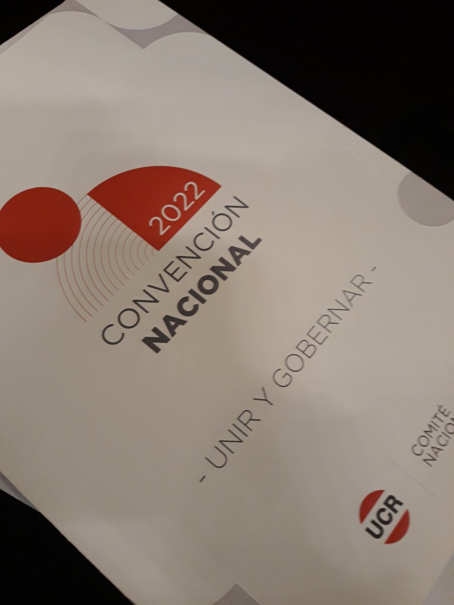 Y ya iniciando la Convención Nacional!!!