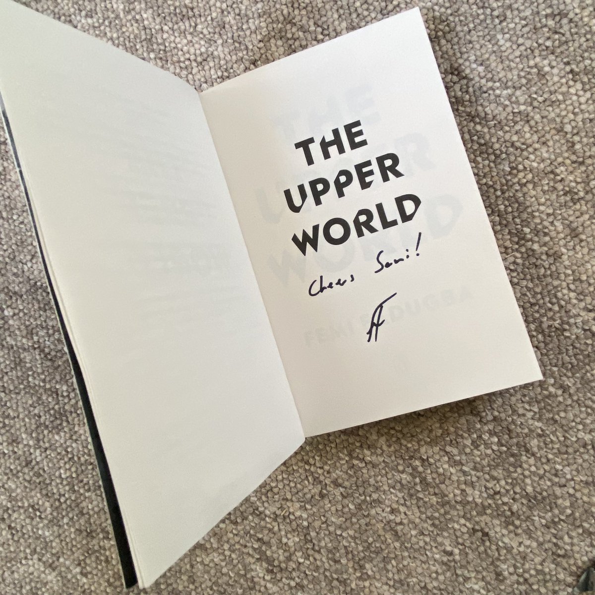 Kate Rafiq (@katerafiqstudio) on Twitter photo My son just got back from <a href="/hayfestival/">Hay Festival</a> overjoyed to have heard <a href="/FemiFadugba/">Femi Fadugba</a> speak, and he got a signed copy of #theupperworld ๐ฅณ He says he is now sure that he wants to be a #writer! Loving the #positivity ๐๐๐๐ผ My son just got back from <a href="/hayfestival/">Hay Festival</a> overjoyed to have heard <a href="/FemiFadugba/">Femi Fadugba</a> speak, and he got a signed copy of #theupperworld ๐ฅณ He says he is now sure that he wants to be a #writer! Loving the #positivity ๐๐๐๐ผ
