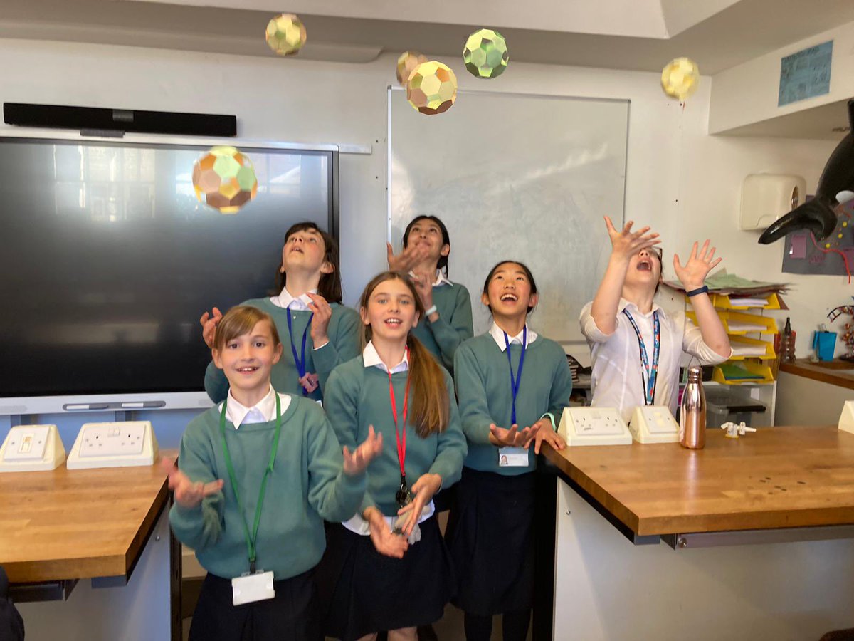 QCL_STEM's tweet image. Friday fun at science club! Do you know what the model represents?