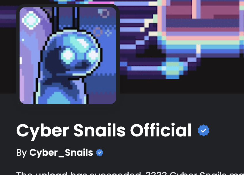 Cyber Snails tweet media