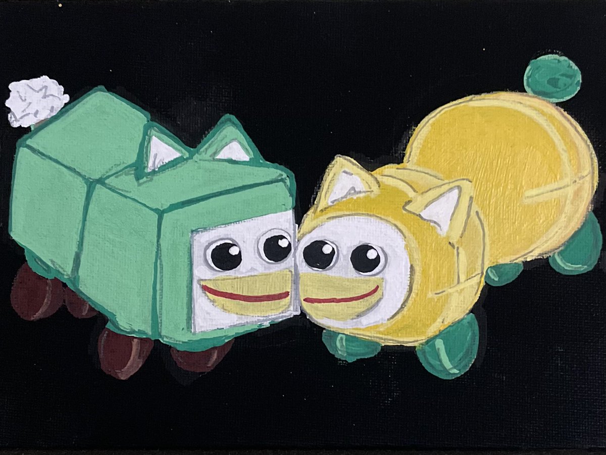 ClockworkExt's tweet photo. @itemLabel my girlfriend drew our peepys !, https://t.co/ih4Td4Hx8G