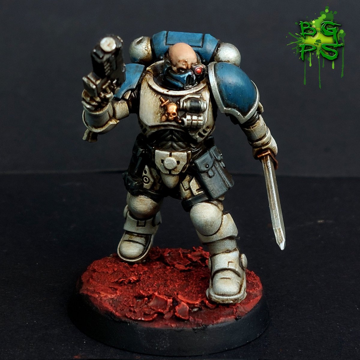 BusyGoblin's tweet photo. After my 30k Death Guard test model, I thought I'd test out a World Eater.... And now I've decided....

"For Angron, for the XII Legion!"

- Paul 

#BusyGoblin #gamesworkshop https://t.co/yyQ1RmYOFr