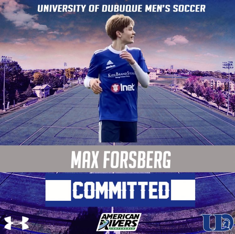 Max Forsberg is officially a Spartan ✍️

The University of Dubuque Men’s Soccer program is happy to announce Max Forsberg as a member of our 2022 recruiting class ⚔️

Max is a midfielder that plays for Danderyd SK in Stockholm, Sweden 

Welcome Max
Stay tuned for more updates 📺