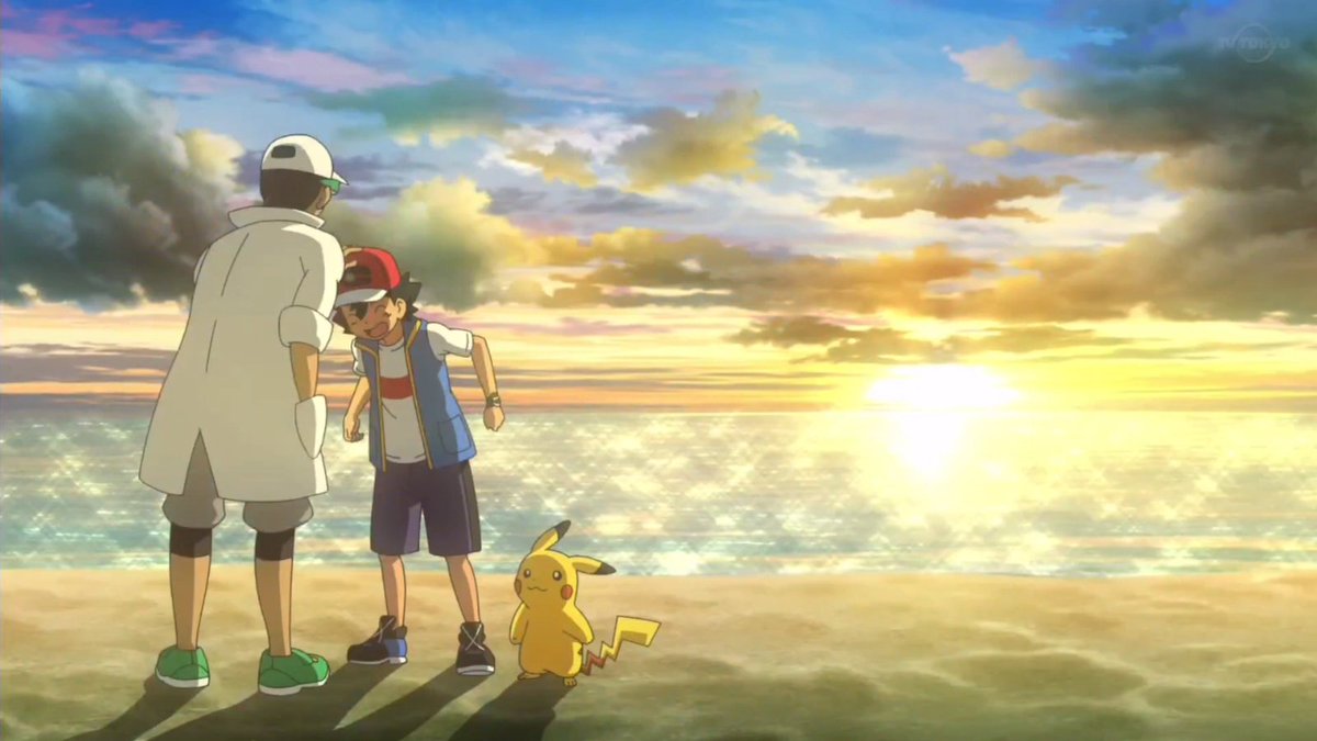 Akilvers's tweet photo. I'm just happy that on his path to becoming a Pokémon Master, Satoshi found not only Pokémon, friends, experience and achievements... But also a real father. #anipoke #アニポケ https://t.co/LtvP7Hqmc3