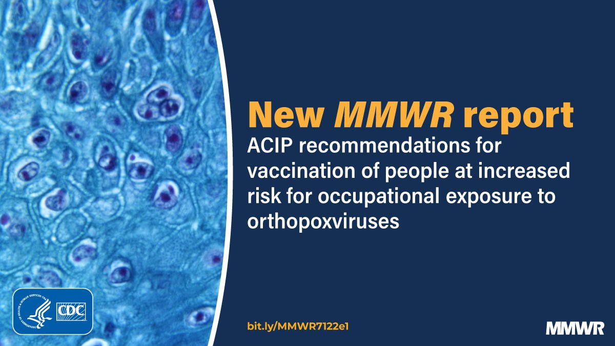 LifeBelt54's tweet photo. Monkeypox cases have been reported in many countries where it doesn’t occur naturally, incl. the U.S. Learn more about ACIP’s recommendation for the JYNNEOS vaccine for those at risk for exposure through their jobs, like #HCPs treating monkeypox patients: https://t.co/WWB6vrr7rk https://t.co/gRh542kFXW