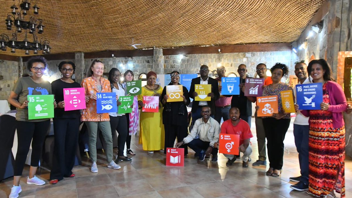 ECA_OFFICIAL's tweet photo. .@ECA_OFFICIAL concludes a packed 4-day team-building retreat of the Strategic Planning Oversight &amp; Results Division. The focus on building synergies across units for more impactful partnerships and delivery in key areas for member states 
#Ideas2Action 
#ourcommonagenda #SDGs https://t.co/ejwKtnsXCS