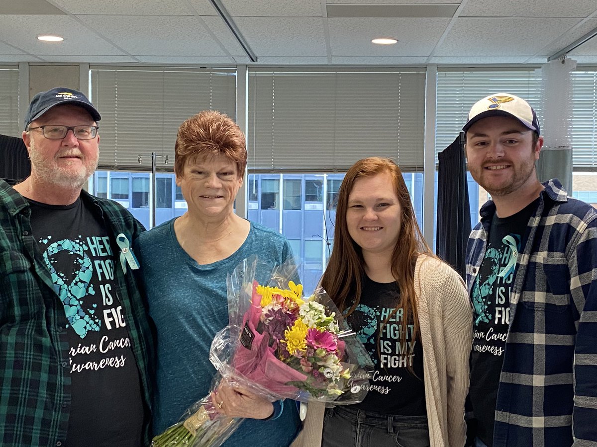 Kjjsstlfan's tweet photo. Celebrating the completion of my 6 rounds of chemo today!  Would love to top off the celebration with a Blues win tonight!! LGB!  @StLouisBlues https://t.co/JqzqTJiHlt