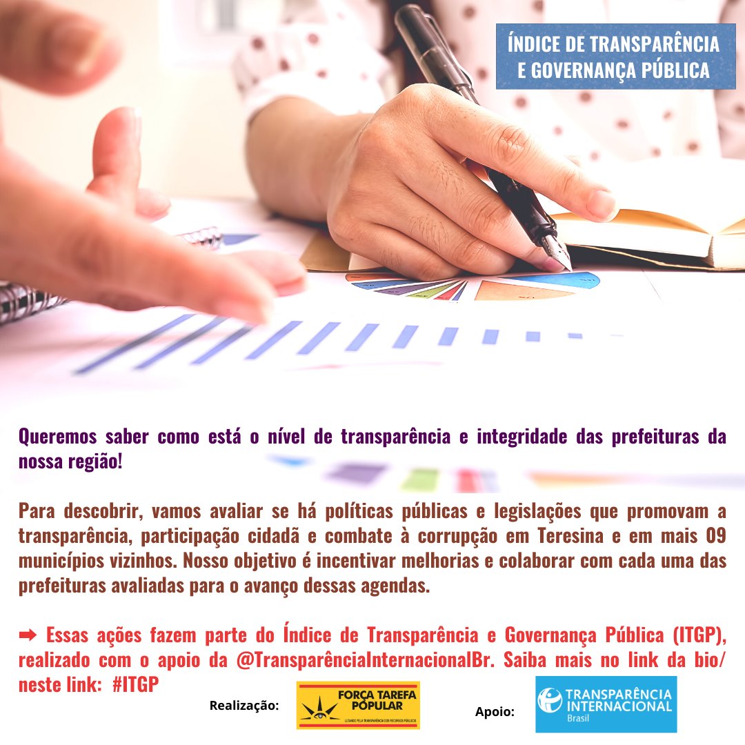 TvVenceremos's tweet photo. 👉 Você consegue imaginar qual é o nível que sua cidade está: ótimo, bom, regular, ruim ou péssimo? Comente! 
#ITGP 
📢 Você Pode Contribuir, vem somar nessa luta em defesa da Transparência!
✅ Da Assessoria de Comunicação da FTP-PI Socorro Silva.
@TI_InterBr https://t.co/JAVqWLyaHc