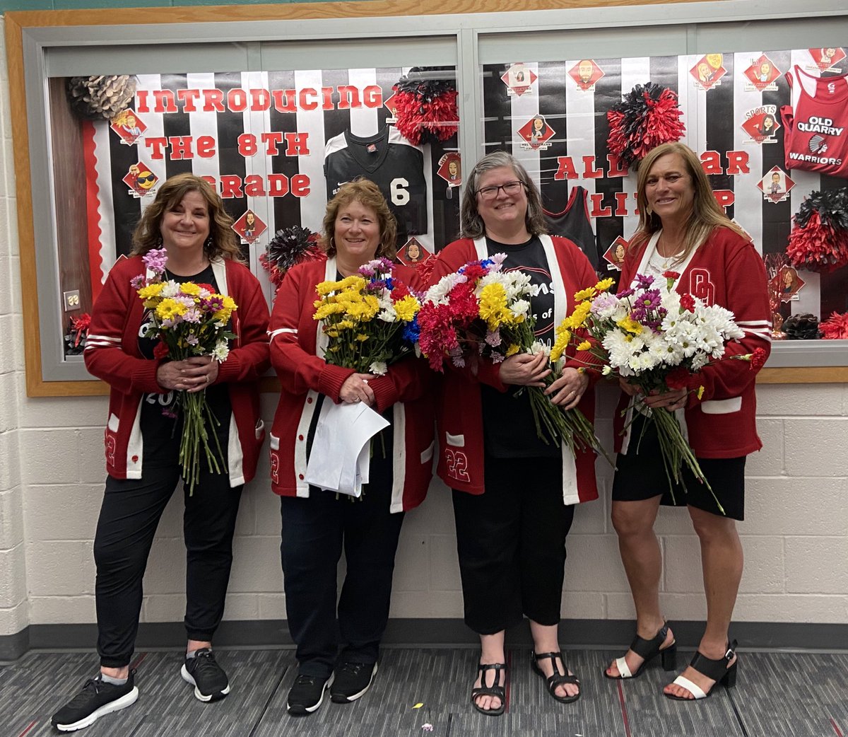 Shirley Kleehammer (@mrskleehammer) on Twitter photo Congratulations to our four retirees of Old Quarry Middle Schhol Mrs. Sperka, Mrs. Kievert, Mrs. Raymond and Ms. Duffy! <a href="/joseph_sweeneyC/">Dr. Joe Sweeney</a> <a href="/steve_nendza/">Steve Nendza</a> #sd113a Congratulations to our four retirees of Old Quarry Middle Schhol Mrs. Sperka, Mrs. Kievert, Mrs. Raymond and Ms. Duffy! <a href="/joseph_sweeneyC/">Dr. Joe Sweeney</a> <a href="/steve_nendza/">Steve Nendza</a> #sd113a