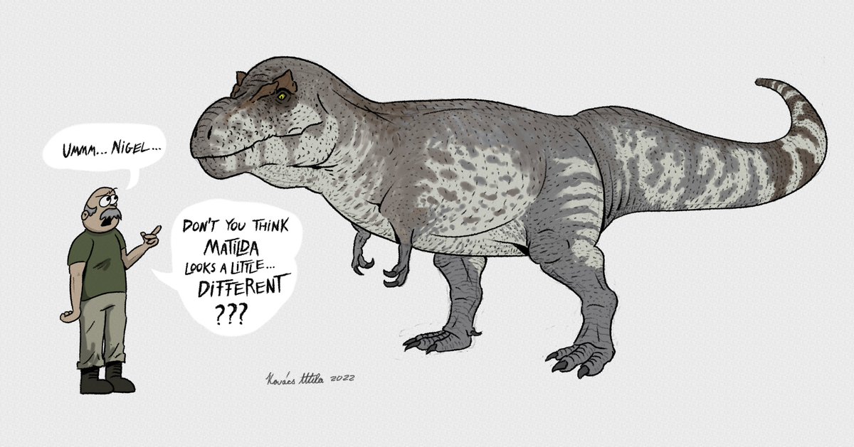 Titanlizard_Art's tweet photo. Prehistoric Planet has ended and now Bob can't believe its consequences on the fabric of reality! https://t.co/crMMYfwouM