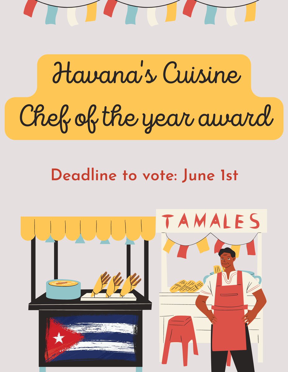 HCCMetroSTL's tweet photo. HCC member Havana's Cuisine has been nominated to compete in the "Chef of the Year" award! Follow this link to give them your support! https://t.co/yuQ2Hn3eN5
Deadline to vote is June 1st.
#havana #havanascuisine #cuisine #cuban #cubancuisine #HCCSTL #HCC #stl #saintlouis #vote https://t.co/SoHaZijQAY