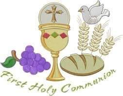 Best wishes to all our children who are receiving their First Holy Communion tomorrow.
They have been very busy learning their prayers and practicing their songs 🎵 🙏 
We hope you all have a fantastic time celebrating their special day. We can't wait to see them all tomorrow 💙