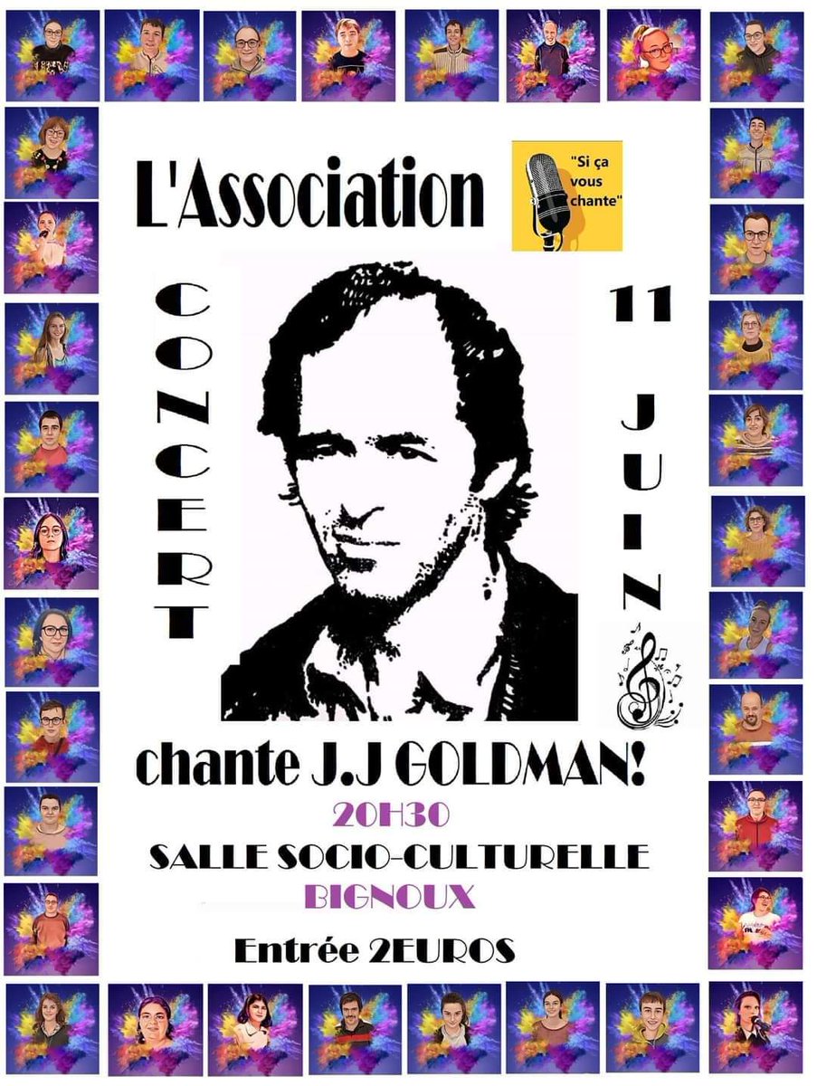 beavanneste's tweet photo. #Bignoux 20H30 11 juin concert de   l'association de chant #inclusif #intergénérationnel  nous vous attendons nombreux! https://t.co/68Rm9BarvZ