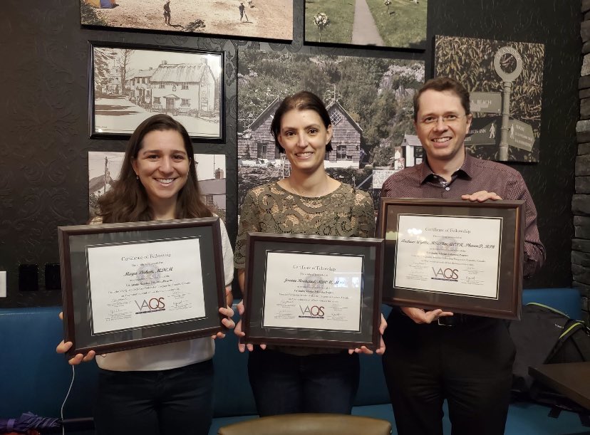 JesskelleherLiu's tweet image. Very proud of our 2022 Toronto U.S. Veterans Affairs Quality Scholars Program grads Andrew Wyllie, Jeanne Bouteaud, Jenny Shuster, and Maya Dahan (soon to be on Twitter) @qualityscholar @CQuIPS @chaim_bell @Brian_M_Wong - congratulations!