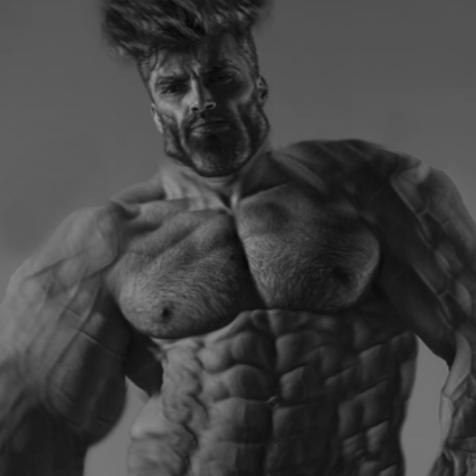 Giga Chad but in Roblox 